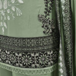 Soft Green Readymade Salwar Suit  with Dupatta - Image 5