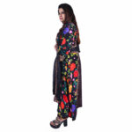 Black Readymade A-Line Dress - Image 2