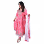 Pink Anarkali Set - Image 2