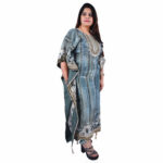 Grey-Green Kaftan Set - Image 2