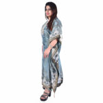 Grey-Green Kaftan Set - Image 3