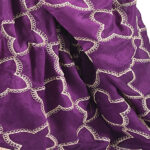 Wine Banaras Handwork Beaded  Embroidery Lehenga Set - Image 5